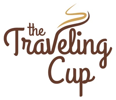 Logo for the Traveling Cup beverage truck
