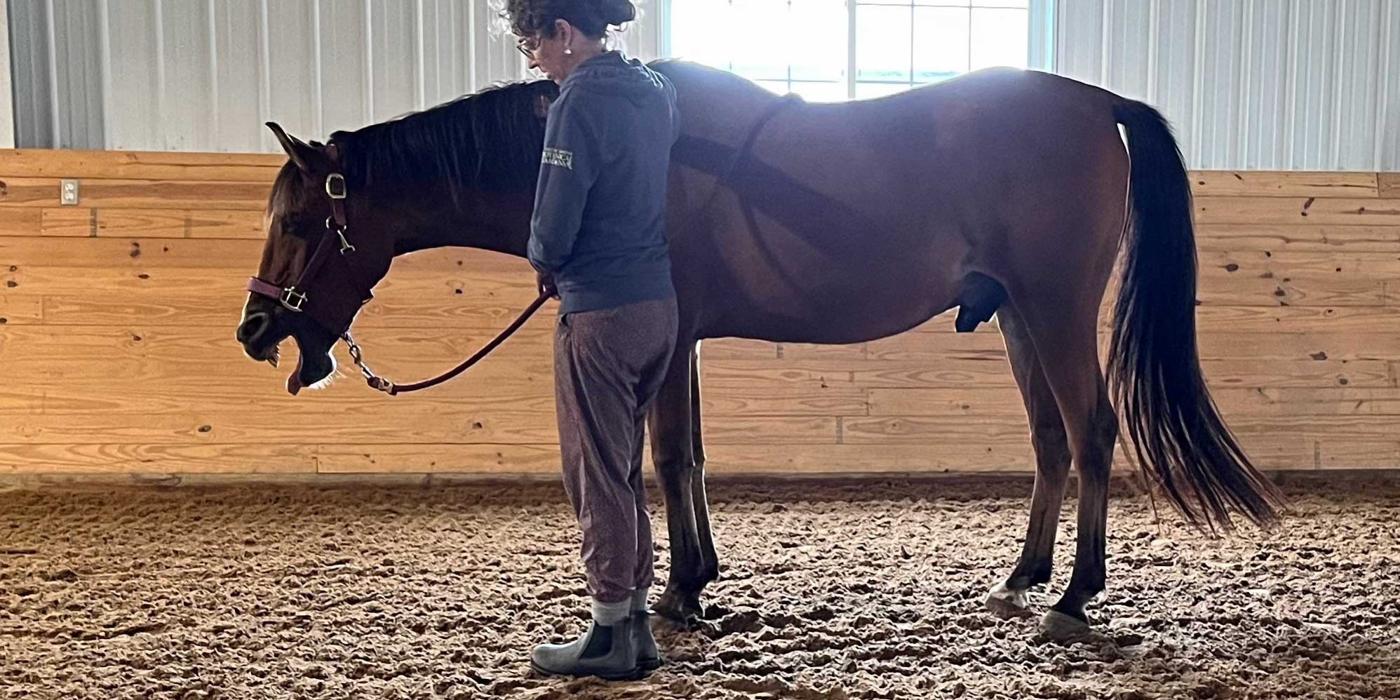 MMES_Student MMES Student with Horse