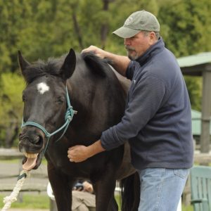 Jim Masterson with Horse
